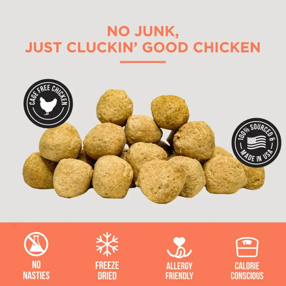 Natural Rapport The Only Freeze Dried Chicken Meatballs Dogs Need