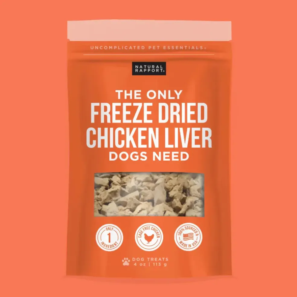 Natural Rapport The Only Freeze Dried Chicken Liver Dogs Need