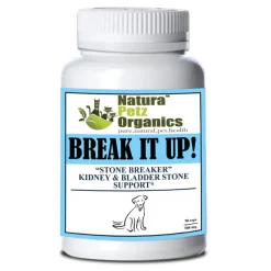 Natura Petz Organics Break It Up! Herbal Kidney & Bladder Stone Support for Dogs