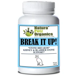 Natura Petz Organics Break It Up! Herbal Kidney & Bladder Stone Support for Cats