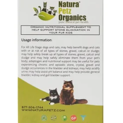 Natura Petz Organics Stone Breaker Starter Pack Organic Support for Bladder Stones & Kidney Stones fro Cats (30 ct)