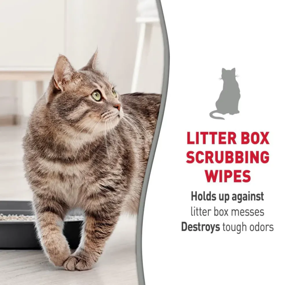 Nature's Miracle Litter Box Scrubbing Wipes (30 ct)