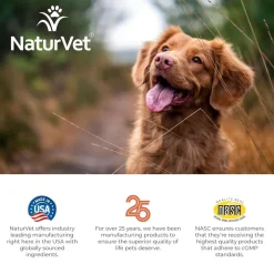 NaturVet All-In-One Daily Esentials Plus 4-in-1 Support for Dogs, 60 soft chews