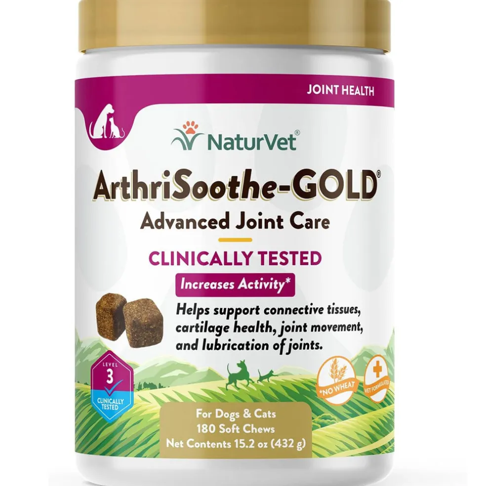 NaturVet ArthriSoothe Gold Advanced Joint Care Level 3 Soft Chew for Dogs & Cats