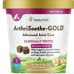 NaturVet ArthriSoothe Gold Advanced Joint Care Level 3 Soft Chew for Dogs & Cats