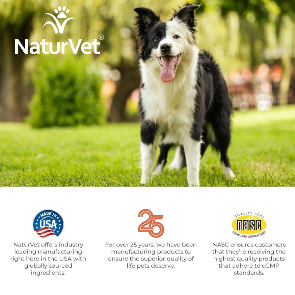 NaturVet Digestive Enzymes Soft Chews Daily Digestive Support Plus Pre & Probiotic for Dogs, 120 count