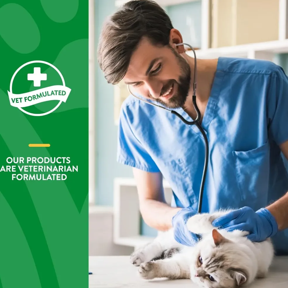 NaturVet Digestive Enzymes Soft Chews Daily Digestive Support with Pre & Probiotic for Cats, 60 count