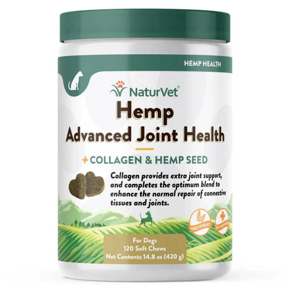 NaturVet Hemp Advanced Joint Health Soft Chews for Dogs