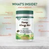 NaturVet Hemp Allergy Aid Hemp Seed Soft Chew for Dogs, 60 count