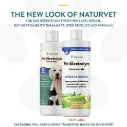 NaturVet Pet Electrolyte Concentrate for Dogs & Cats, 16-oz