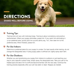 NaturVet Potty Here Training Aid Spray for Indoor & Outdoor Use (8 oz)