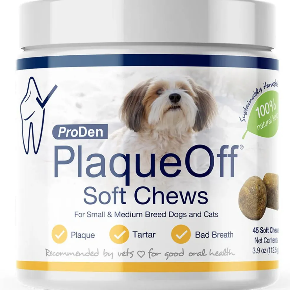 NaturVet Proden PlaqueOff Soft Chews for Small & Medium Breed Dogs & Cats