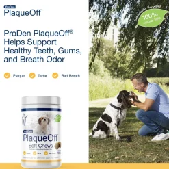 NaturVet Proden PlaqueOff Soft Chews for Small & Medium Breed Dogs & Cats