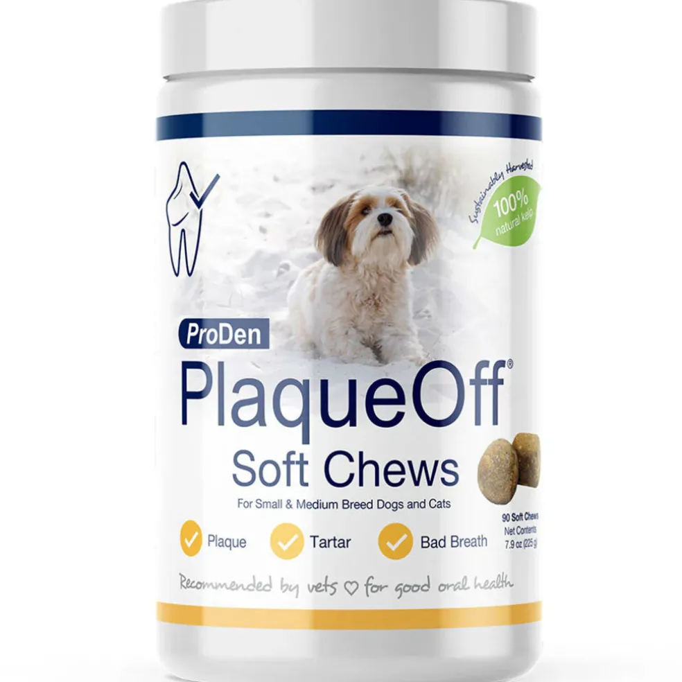 NaturVet Proden PlaqueOff Soft Chews for Small & Medium Breed Dogs & Cats