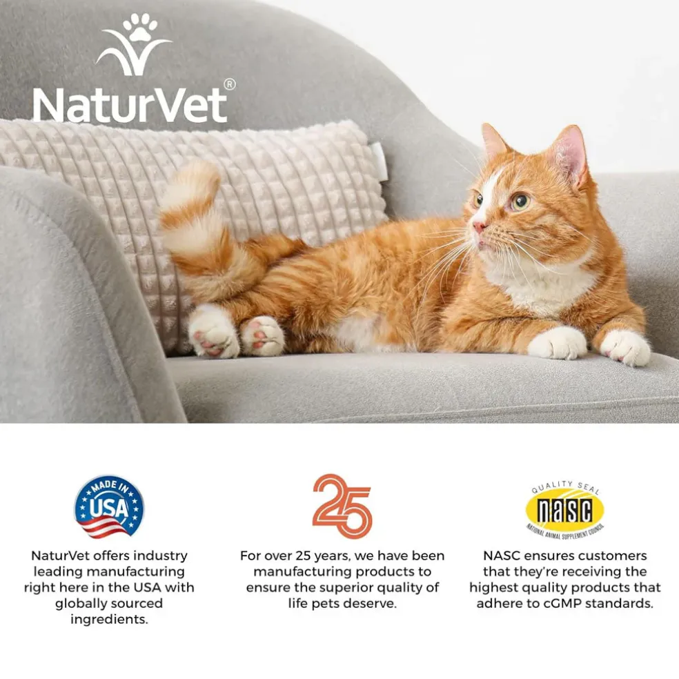 NaturVet Scoopables Digestive Enzymes Daily Digestive Support Plus PRE & Probiotic for Cats, 5.5-oz