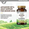 NaturVet Senior Wellness Hip & Joint Chewable Tablets Advanced Plus Omega-3 for Dogs, 40 count