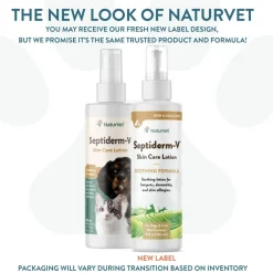 NaturVet Septiderm-V Skin Care Lotion for Dogs & Cats, 8-oz