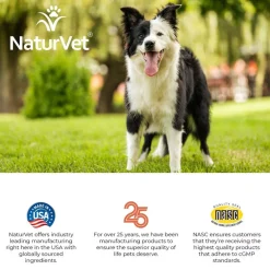 NaturVet VitaPet Adult Plus Breath Aid Chewable Tablets Multivitamin for Dogs