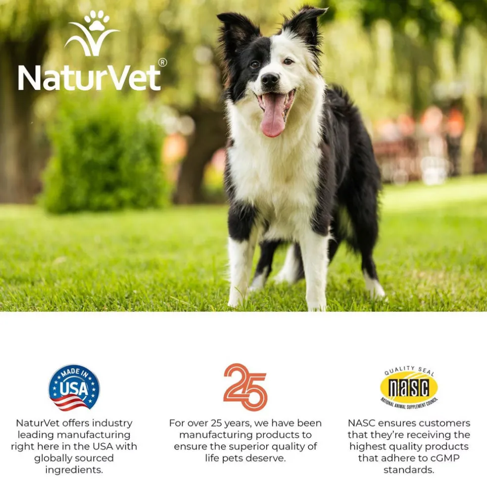 NaturVet VitaPet Adult Plus Breath Aid Chewable Tablets Multivitamin for Dogs