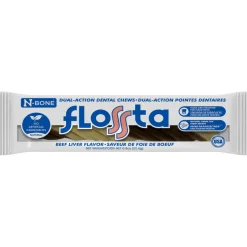 N-Bone FLOSSta Dual Action Beef Liver Flavor Dental Dog Chews
