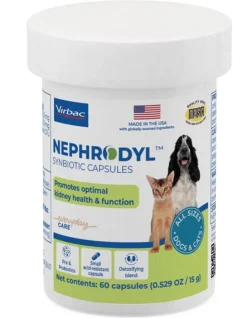 Nephrodyl Synbiotic Capsules Kidney Support for Dogs & Cats (60 capsules)