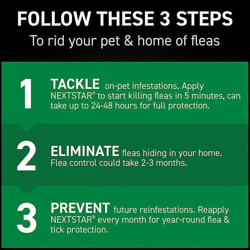 Nextstar Flea & Tick Topical for Large Dogs, 45-88 lbs