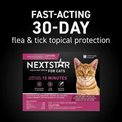 Nextstar Flea & Tick Topical for Cats & Kittens Over 3.5 lbs & 12 weeks age or older