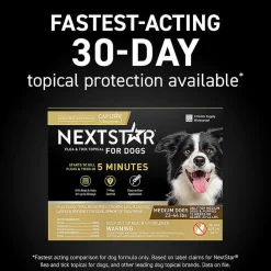 Nextstar Flea & Tick Topical for Medium Dogs, 23-44 lbs