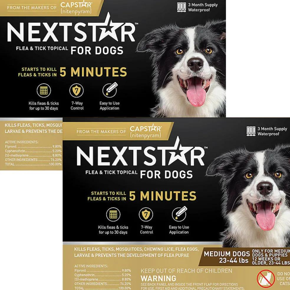 Nextstar Flea & Tick Topical for Medium Dogs, 23-44 lbs