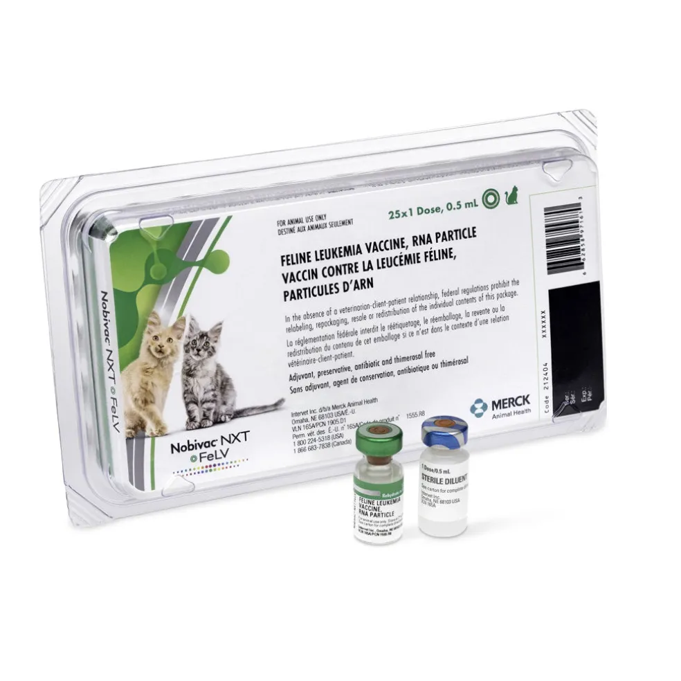 Nobivac NXT FeLV Vaccine for Cats, 25 x 1 Dose