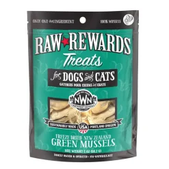 Northwest Naturals Freeze-Dried Green Mussels Treats for Dogs & Cats (2 oz)