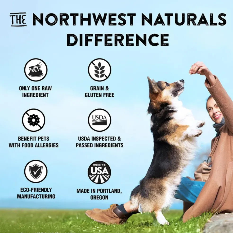 Northwest Naturals Freeze-Dried Beef Heart Treats for Dogs & Cats