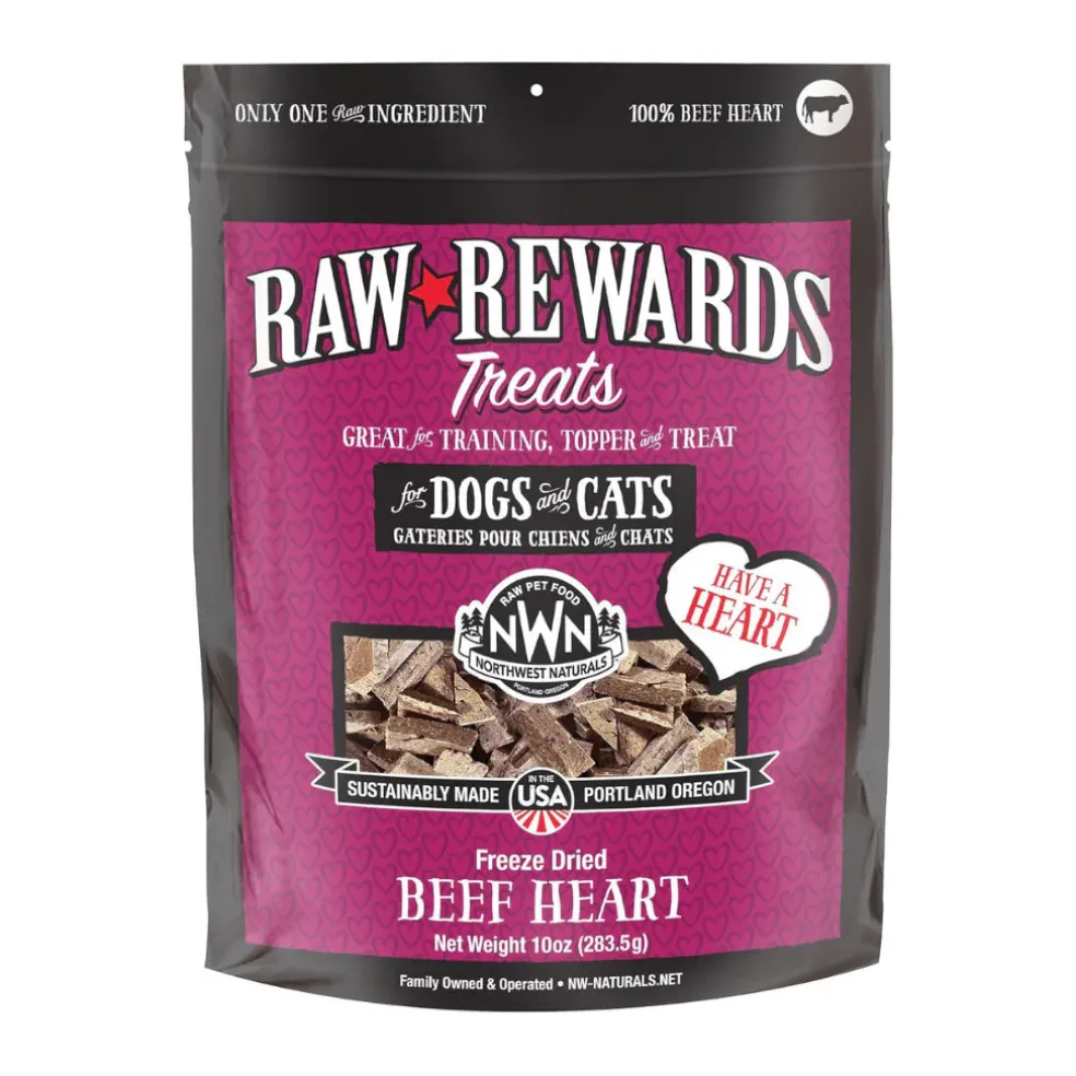 Northwest Naturals Freeze-Dried Beef Heart Treats for Dogs & Cats