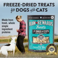 Northwest Naturals Freeze-Dried Chick Breast Treats for Dogs & Cats