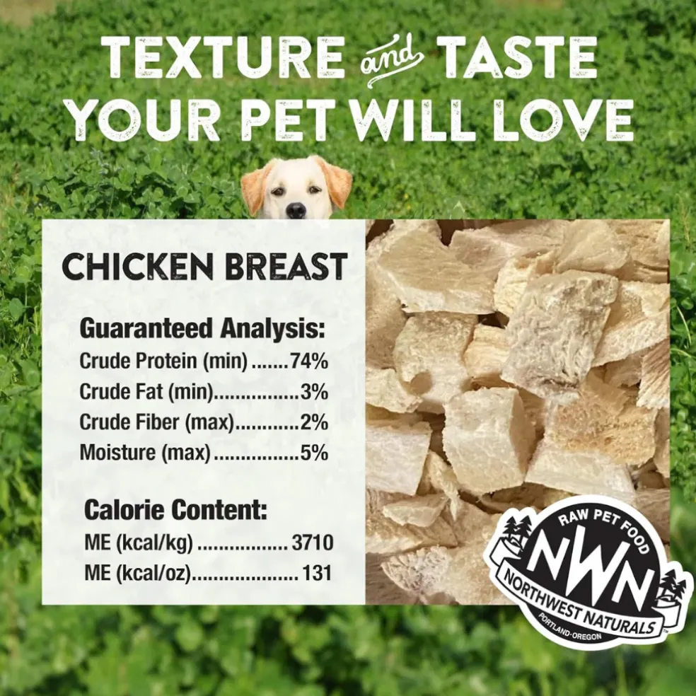 Northwest Naturals Freeze-Dried Chick Breast Treats for Dogs & Cats