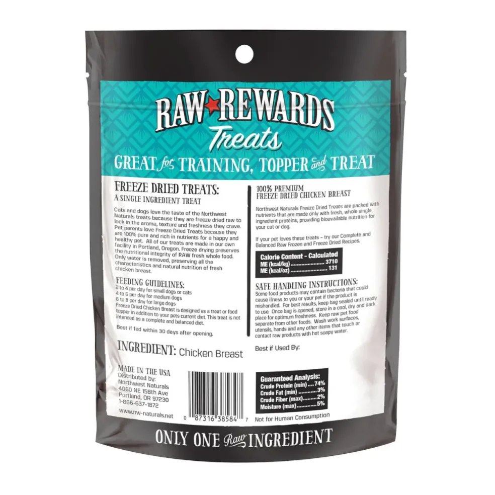 Northwest Naturals Freeze-Dried Chick Breast Treats for Dogs & Cats