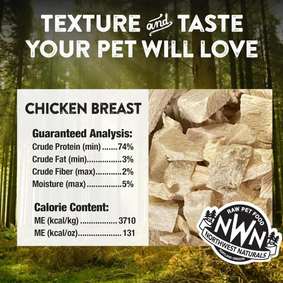 Northwest Naturals Freeze-Dried Chick Breast Treats for Dogs & Cats