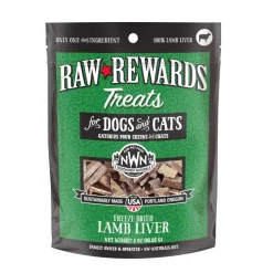 Northwest Naturals Freeze-Dried Lamb Liver Treats for Dogs & Cats (3 oz)