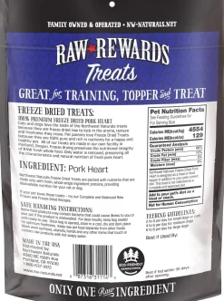 Northwest Naturals Freeze-Dried Pork Hearts Treats for Dogs & Cats