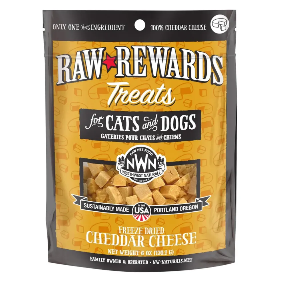 Northwest Naturals Freeze-Dried Cheddar Cheese Treats for Dogs & Cats (6 oz)