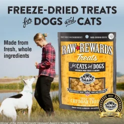 Northwest Naturals Freeze-Dried Cheddar Cheese Treats for Dogs & Cats (6 oz)