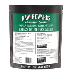 Northwest Naturals Freeze-Dried Duck Necks Treats for Dogs & Cats (5 oz)