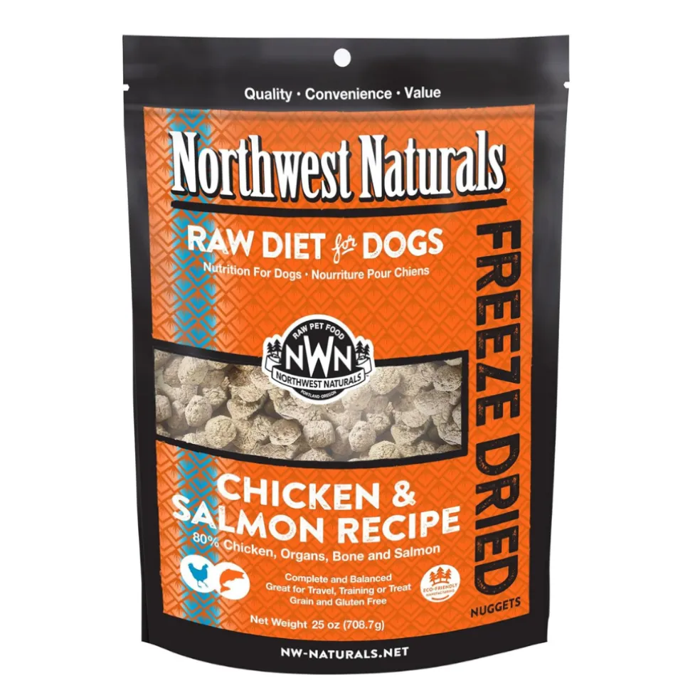 Northwest Naturals Freeze-Dried Nuggets Chicken & Salmon Recipe Raw Diets for Dogs