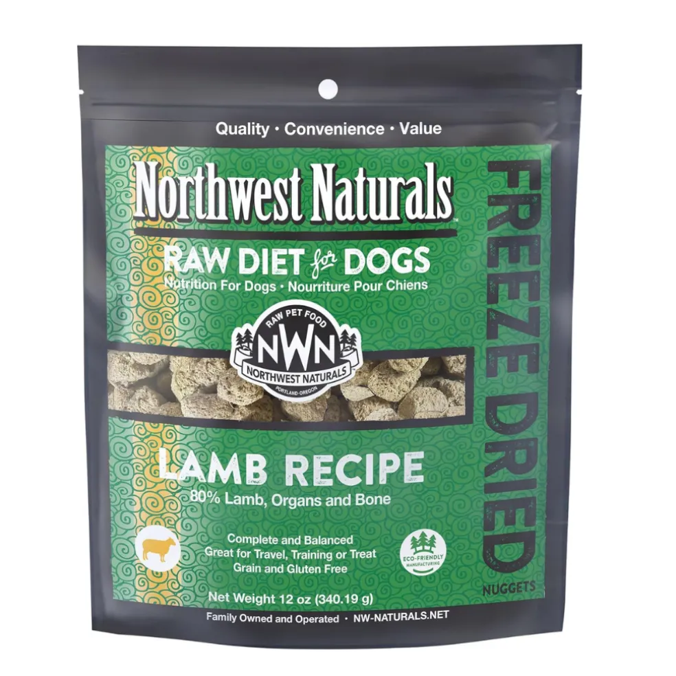 Northwest Naturals Freeze-Dried Nuggets Lamb Recipe Raw Diets for Dogs