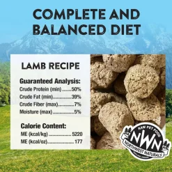 Northwest Naturals Freeze-Dried Nuggets Lamb Recipe Raw Diets for Dogs