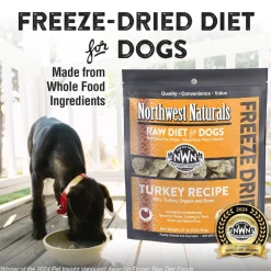 Northwest Naturals Freeze-Dried Nuggets Turkey Recipe Raw Diets for Dogs