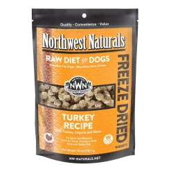 Northwest Naturals Freeze-Dried Nuggets Turkey Recipe Raw Diets for Dogs