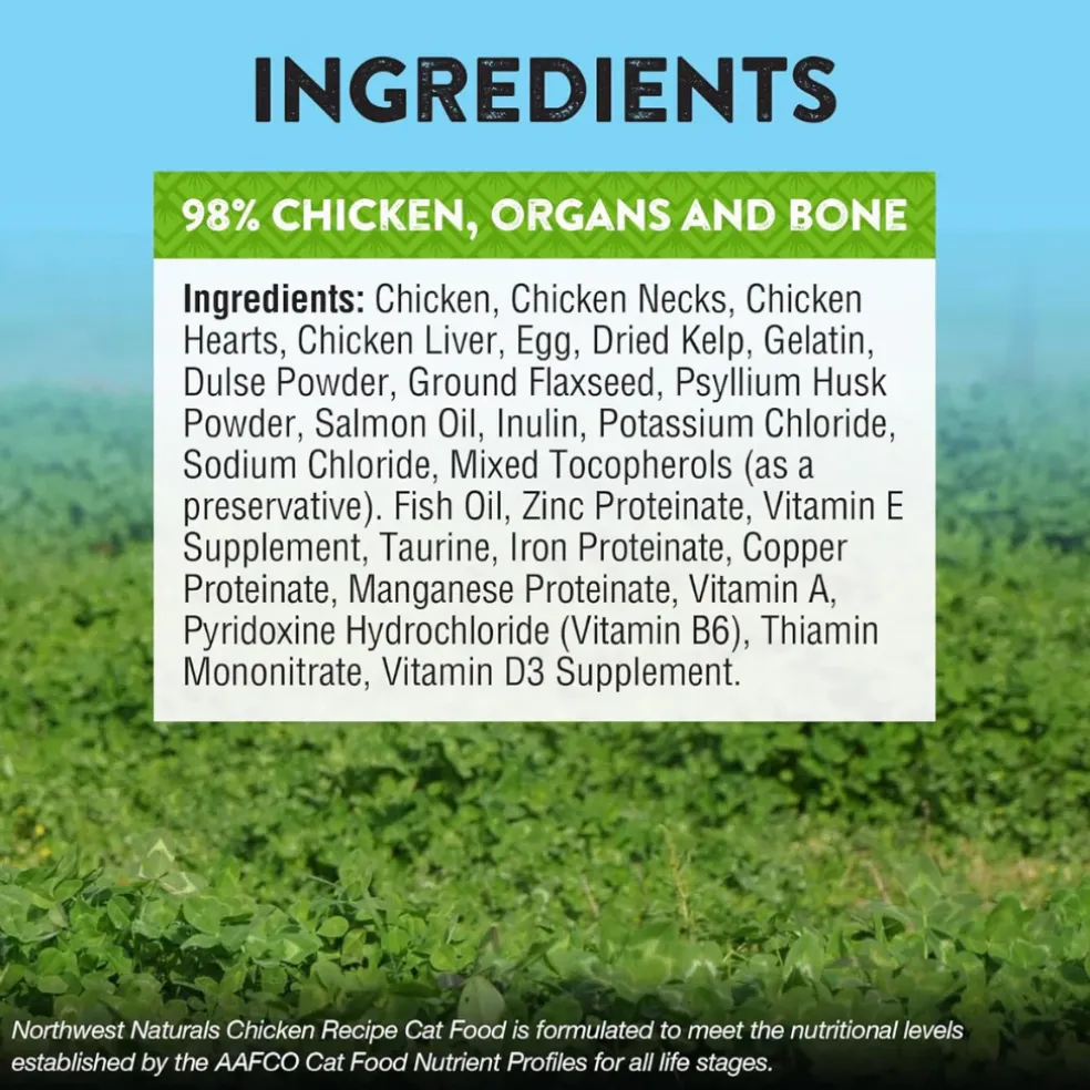 Northwest Naturals Freeze-Dried Chicken Recipe Raw Diets for Cats (11 oz)