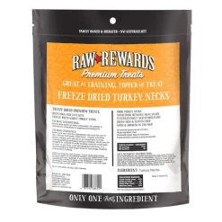 Northwest Naturals Freeze-Dried Turkey Necks Treats for Dogs & Cats (6 oz)