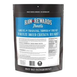 Northwest Naturals Freeze-Dried Chicken Hearts Treats for Dogs & Cats